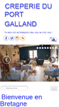 Mobile Screenshot of creperie-du-port-galland.com