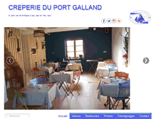 Tablet Screenshot of creperie-du-port-galland.com